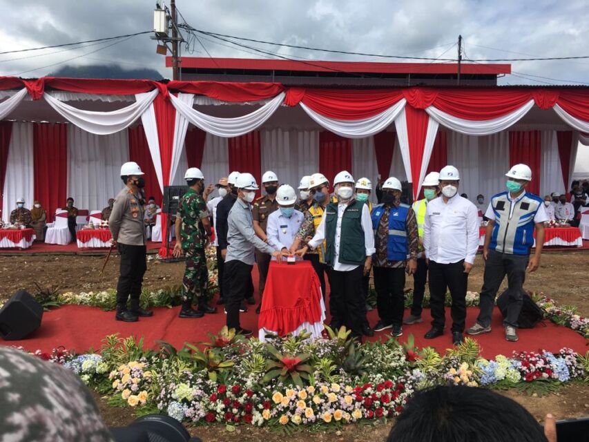 peresmian pasar induk kota batu